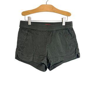 Unionbay Womens Green Casual Cotton Drawstring Shorts XS